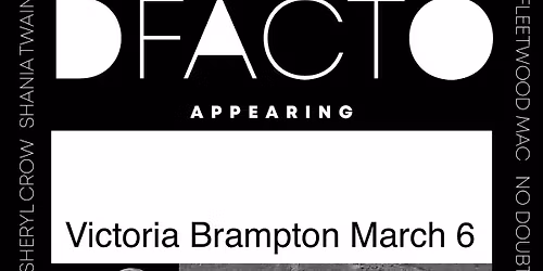 Dfacto back at The Vic!  