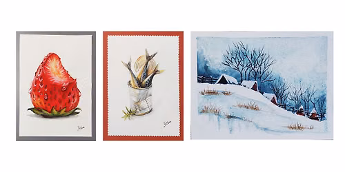 Watercolour Painting Course (using watercolor pencil) by Lee Nee