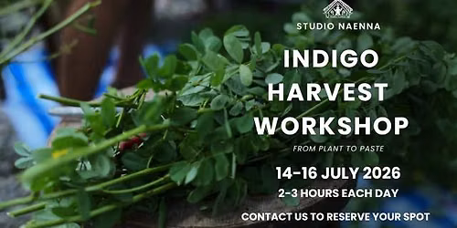 Indigo Harvest Workshop \ud83c\udf3f