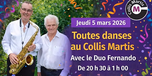 Jeudi de la danse avec Duo Fernando