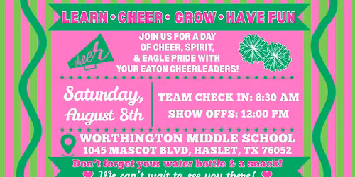 EYSA Exclusive Cheer Camp | Hosted by Eaton Cheer