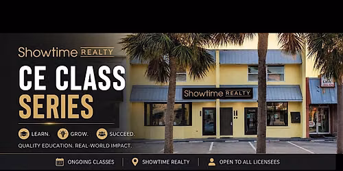 Showtime Realty Fall CE Series (6 CE Credits)