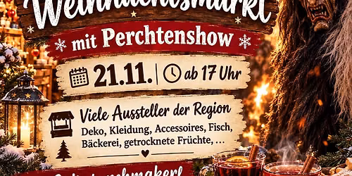 Hoffmanns Weihnachtsmarkt mit Perchtenshow
