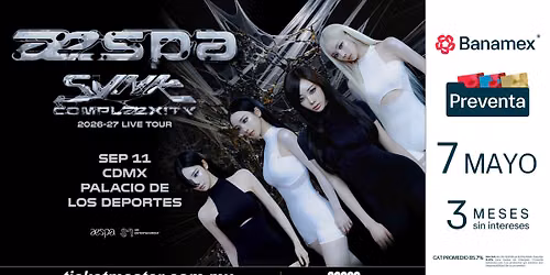 aespa LIVE TOUR \u2013 SYNK : COMPL\u00e6XITY \u2013 en CDMX