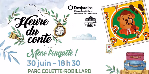 Heure du conte – Mène l’enquête