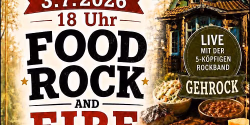 FOOD ROCK and FIRE