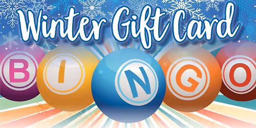 Winter Gift Card Bingo