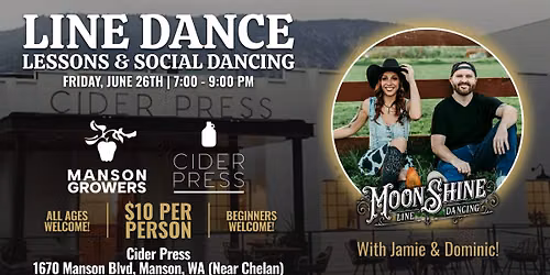 Line Dance Lessons & Social Dancing at Cider Press!