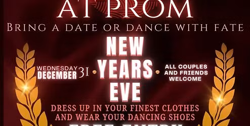 New Year's Eve bash Second Chance at Prom