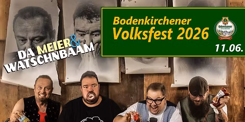 MEIER & WATSCHNBAM Kabarettabend | Volksfest Bodenkirchen