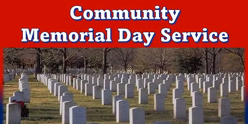 Community Memorial Day Services
