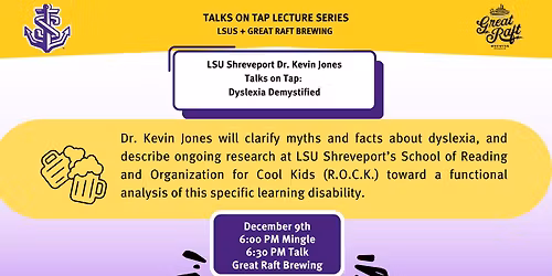 Talks on Tap: Dyslexia Demystified