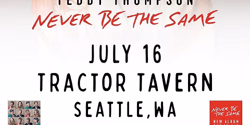 KBCS Presents! Teddy Thompson Returns to the Tractor! *partially seated*
