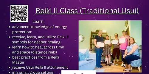 Learn Reiki Level II - Traditional Usui( in-person class)