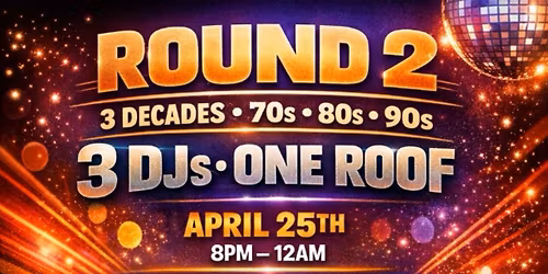 3 Decades, 70\u201980\u2019s90\u2019sThrowBackParty