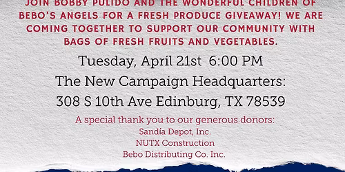 Fresh Produce Food Drive