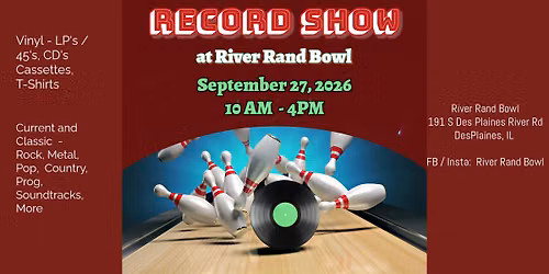 Record Show at River Rand Bowl