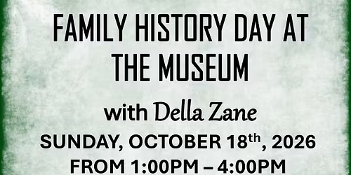 Family History Day at the Museum