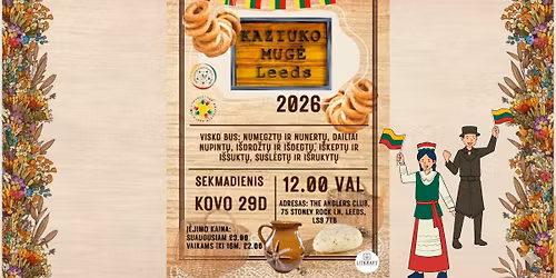 Kaziuko Mug\u0117 Leeds - 2026 \/ St Casimir Fair