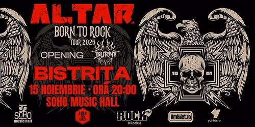 ALTAR_BORN TO ROCK Tour_BISTRI\u021aA_Soho Music Hall