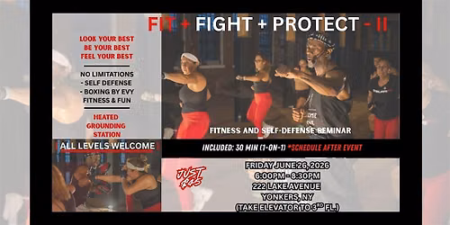 FIT + FIGHT + PROTECT-II - (FITNESS & SELF DEFENSE Seminar) - FFP-II