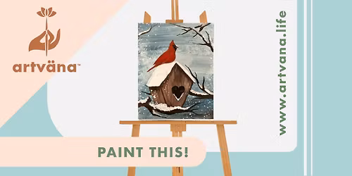 Artvana Paint & Sip at the 15% Board Game Cafe Tacoma January 2026