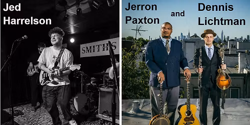 Jed Harrelson and Jerron Paxton w\/ Dennis Lichtman co-bill in Parker Press Park