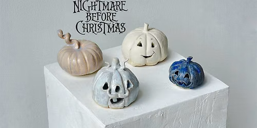 Cinema and Clay - Pumpkin Ceramics Class and The Nightmare Before Christmas