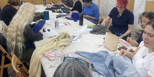 Darn it! Mending Club at The Textile Arts Center