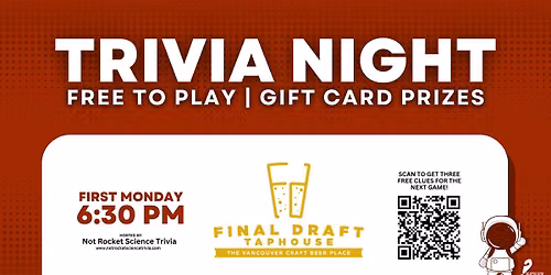 Vancouver Trivia Night | Final Draft Taphouse