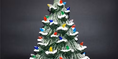 \ud83c\udf84Second Annual Vintage Ceramic Christmas Tree Painting