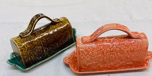Hand Built Butter Dishes $45