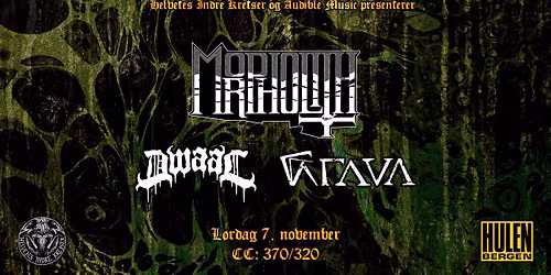 Doom til folket pres: Morpholith(IS) + Dwaal + Grava(DK\/FO) || Hulen