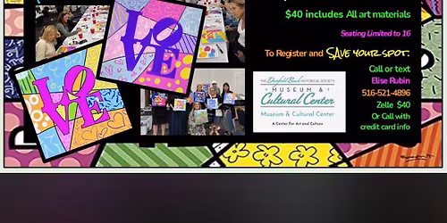 Paint Night - Pop Art \u201cLOVE\u201d