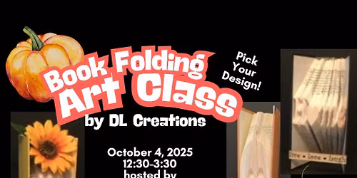 Book Folding Art Class by DL Creations
