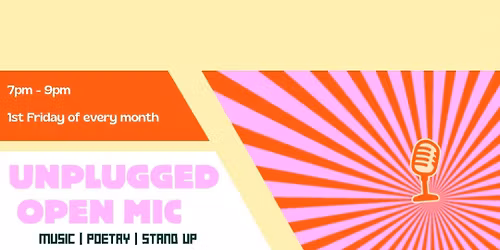 UNPLUGGED OPEN MIC - THE GARDEN ROOMS - BOSCOMBE