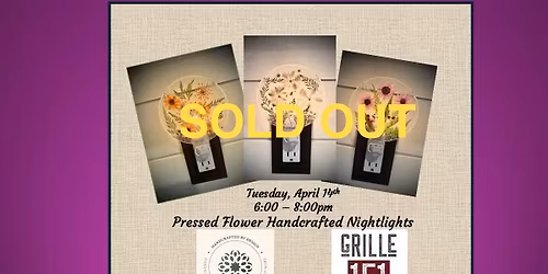 Pressed Flower Handcrafted Nightlights