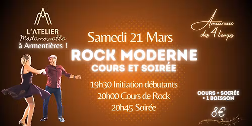 \ud83e\udde1 COURS ET SOIREE ROCK A ARMENTIERES