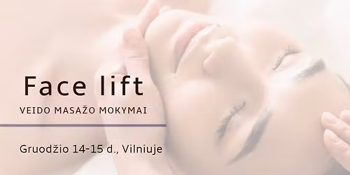 FACE LIFT veido masa\u017eo mokymai