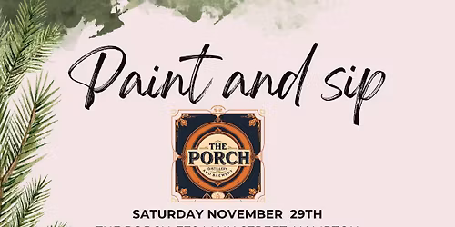 Paint, Sip & get Festive