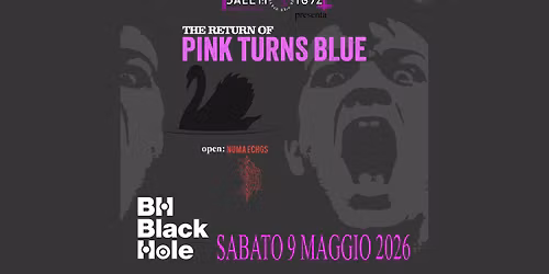 \u263d SALEM 1692 \u263e Original Goth & 80's Night: the return of PINK TURNS BLUE + opening NUMA ECHOS live
