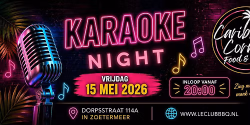 Karaoke night @ Caribbean Corner