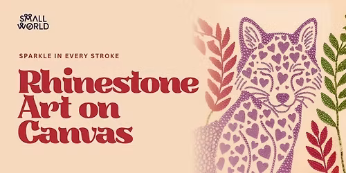 Rhinestone Art on Canvas