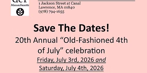 DAY TWO, JULY 4 - 20th Annual \u201cOld-Fashioned 4th of July\u201d celebration