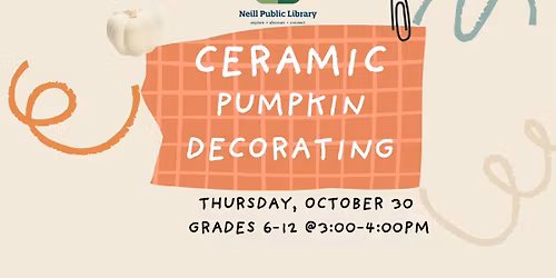 Ceramic Pumpkin Decorating
