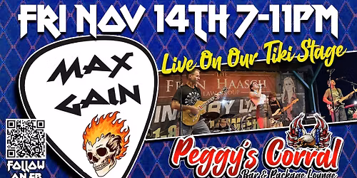 We are back!! Friday night at Peggy's will be rockin'!!!