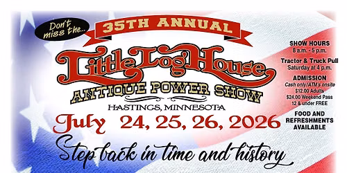 35th Annual Little Log House Antique Power Show