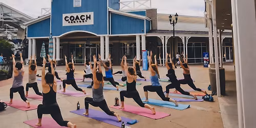 Yoga at the Outlets