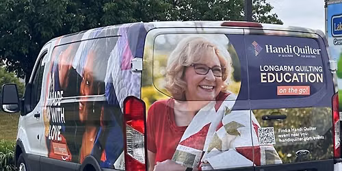 HAND QUILTER LONGARM VAN TOUR with a certified HANDI Quilter Educator