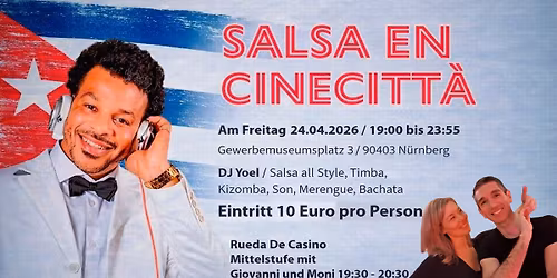SALSA EN CINECITTA-FREITAG SPEZIAL